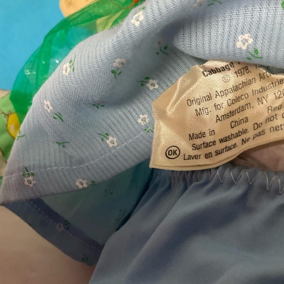 Vintage Cabbage Patch Kid Girl With Pacifier Red Hair Hong Kong OK Factory 1985 - Picture 7 of 9